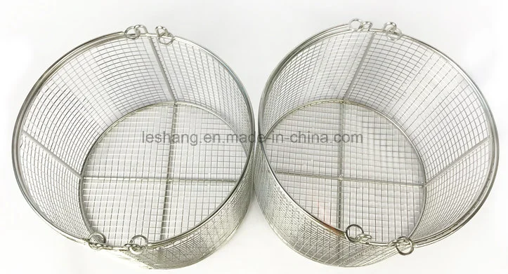 Customized Stainless Steel Woven Wire Mesh Basket
