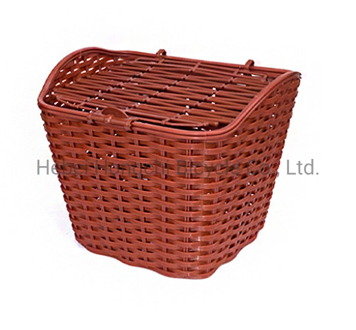 Bicycle Basket Plastic Woven Basket Electric Car Basket