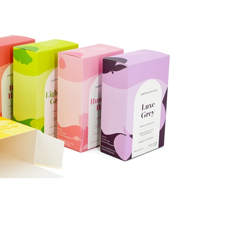 Wholesale Cheap Custom Printed Tea Leaf Box Tea Cardboard Box Packaging Tea Bag Box