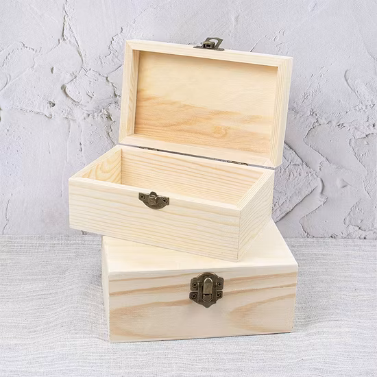 Scatola da imballaggio in legno per piccoli regali