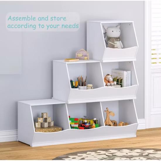 Popolare scatola di giocattoli in legno per scatola di immagazzinaggio per bambini